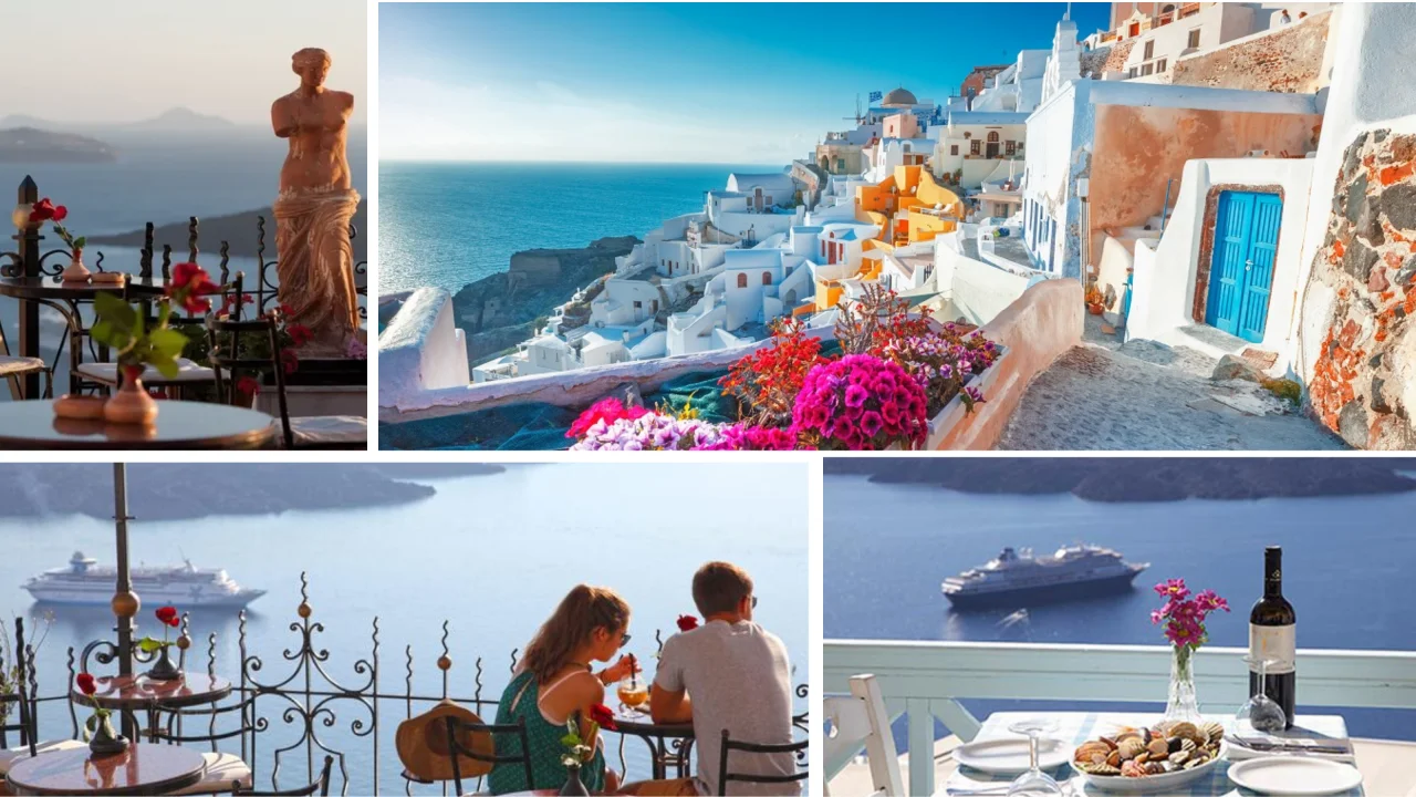 Începe experiența Santorini din inima insulei: Fira