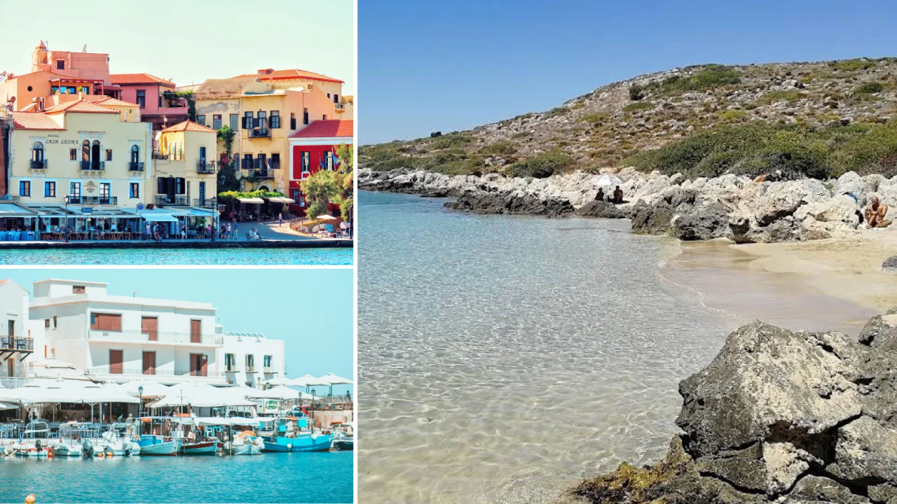 Plajele Retymno, Chania si plaja Paralia Macherida