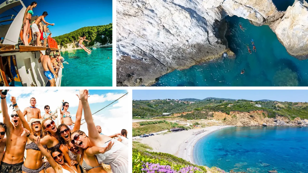 Croazieră la apus cu băutură